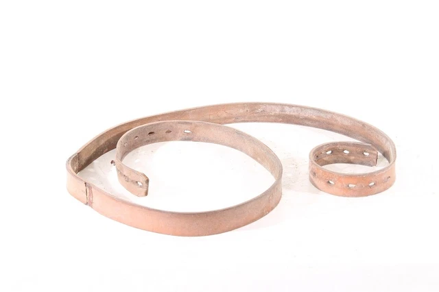 Ceinture 226cm Courroies de Transmission D'Entraînement en Cuir Plates