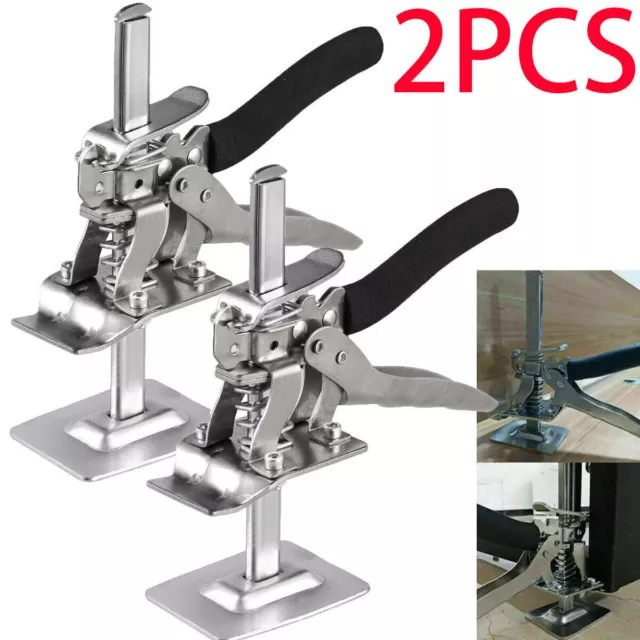 2X Lifting Arm Precision Clamping Tool Labor Saving Lifter Jack Cabinet Elevator