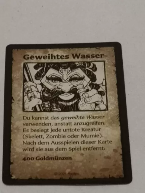 Ersatzteil - Ausrüstung Geweihtes Wasser - für Avalon Hill Heroquest