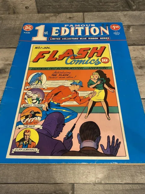 Famous 1St Edition Flash Comics F-8 1975 Blue Ribbon Series Dc