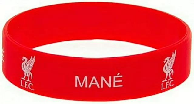 LIVERPOOL FC MANE RED RUBBER SILICONE BRACELET WRISTBAND one size fits all LFC