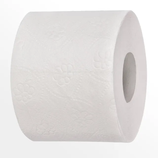 64/128/192 Rollen 150 Bl. Toilettenpapier Klopapier WC-Papier 3-lagig Zellstoff