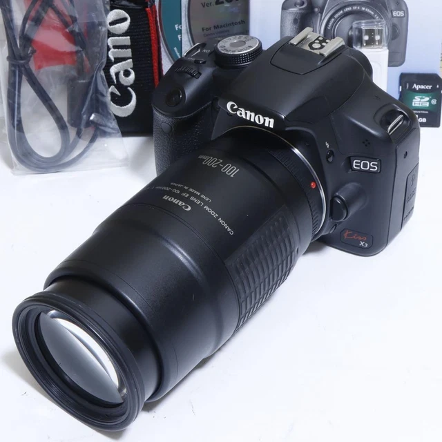 CANON EOS KISS X3 DSLR Camera with 18-55mm Lens Smartphone