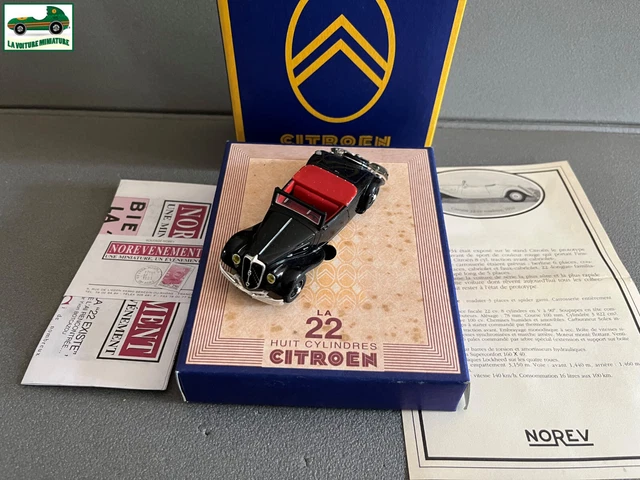 Jouet Ancien Voiture Citroën Traction 22 Chevaux Norev 1:43 - En Boîte, Occasion