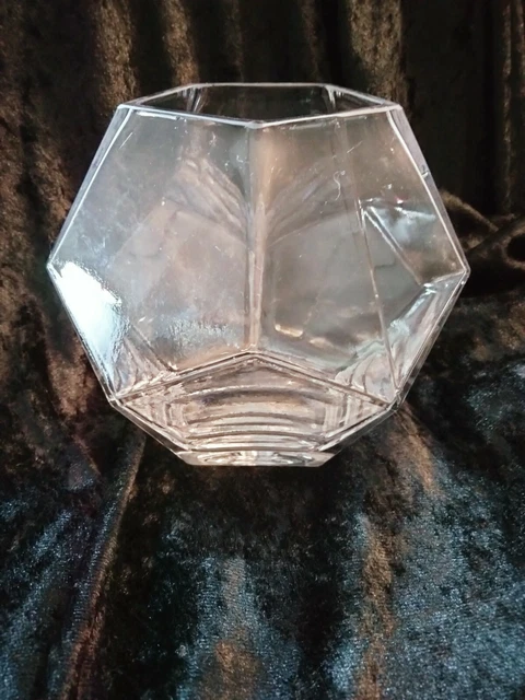 Geometric Glass Terrarium Indoor Window Planter 6 in X 6 in