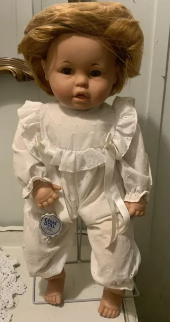 Vintage vinyl Lussi baby doll Germany Jessica PA-3073 toy 20” sleepy eye w/tag