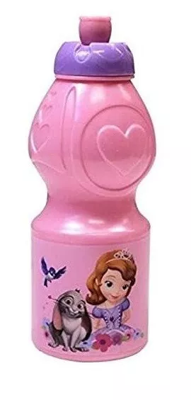 Sofia The First Klein 350ml Plastik Trinkflasche Pink