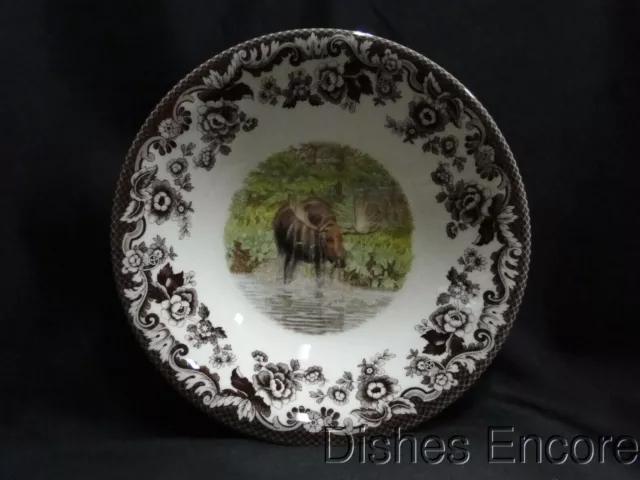 Spode Woodland Majestic Moose, England: Ascot Cereal / Soup Bowl, 8", Box