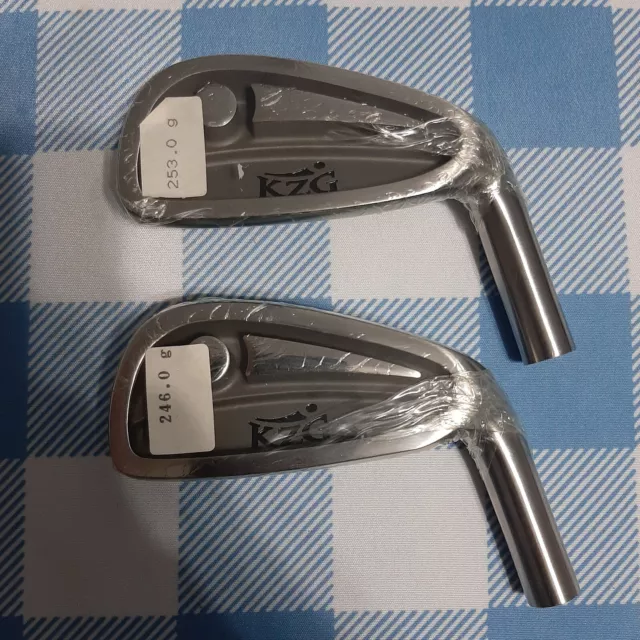 Single 3 & 4 Long Iron Heads Set of 2 Mens RH KZG Reduced Offset Muscle Back