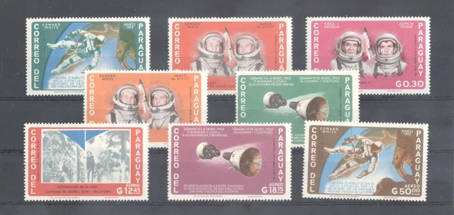 (701357) Space, Astronauts, Gemini V, Moonwalk, Paraguay