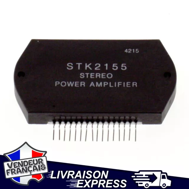 Stk2155 Amplificateur Audio Stereo Hybrid Ic Zip16 (1701)