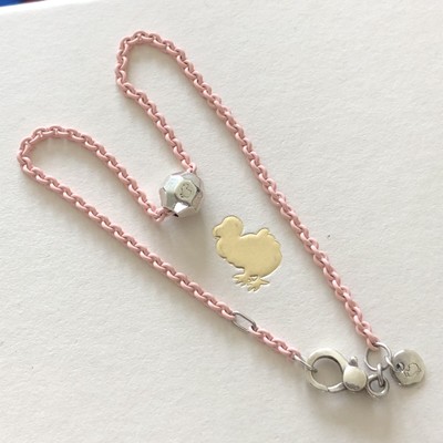 Pomellato Dodo Pomellato Bracciale Rosa Stop Sassolino Argento 100% Originale 18/19cm 