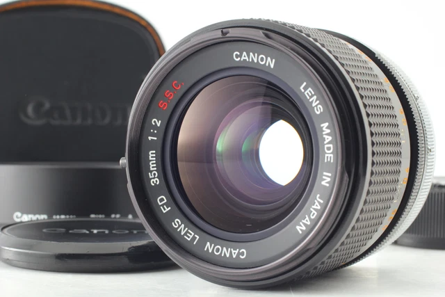 Read【Opt N MINT w/Hood】 Canon FD 35mm f2 S.S.C SSC Wide Angle MF Lens From JAPAN