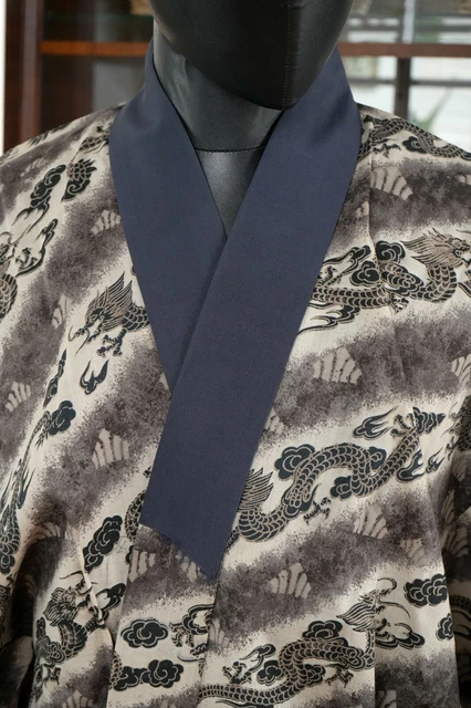 Dear Vanilla Japanese Juban Undergown Men's Kimono Authentic Vintage Japan Made 3