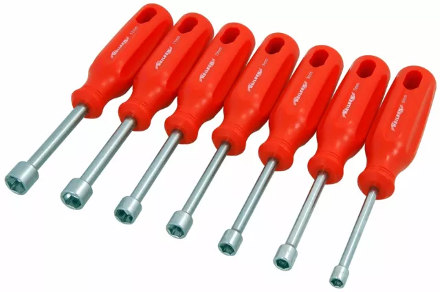 7pc Metric Nut Driver Spinner Screwdriver Set Sizes 6,7,8,9,10,11 & 12mm