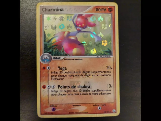 Carte Pokémon HOLO Charmina 10/101 EX Légendes Oubliées Bloc EX FR