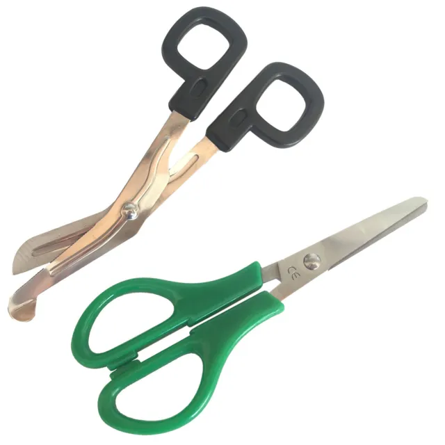 Qualicare First Aid Premium Medical Tufkut Large 5"/6" Sharp S-Steel Scissors