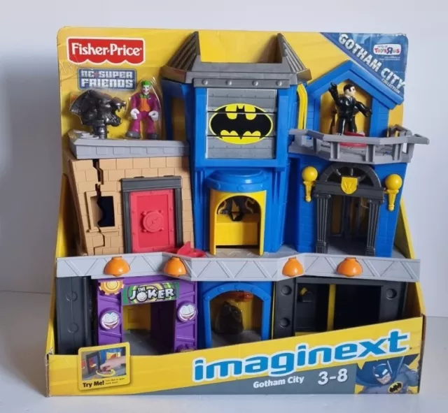 Fisher Price Imaginext DC Super Friends Batman Gotham City Bruce Wayne Joker