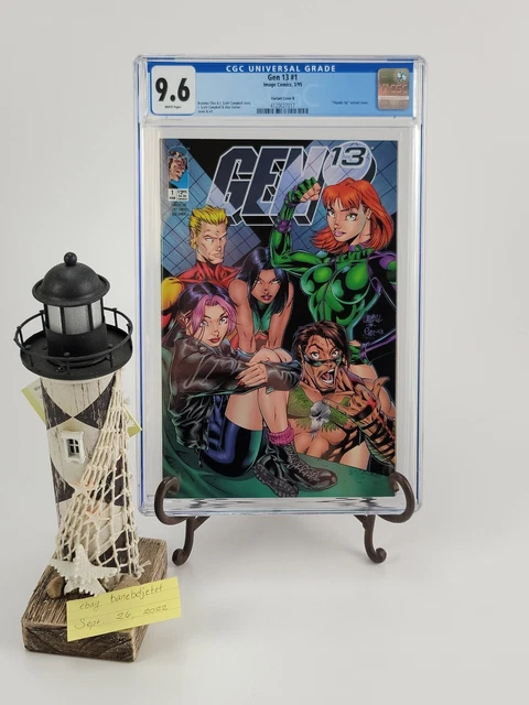 Gen 13 #1 (Image, 1995) - "Thumbs Up" Variant by J. Scott Campbell - CGC 9.6