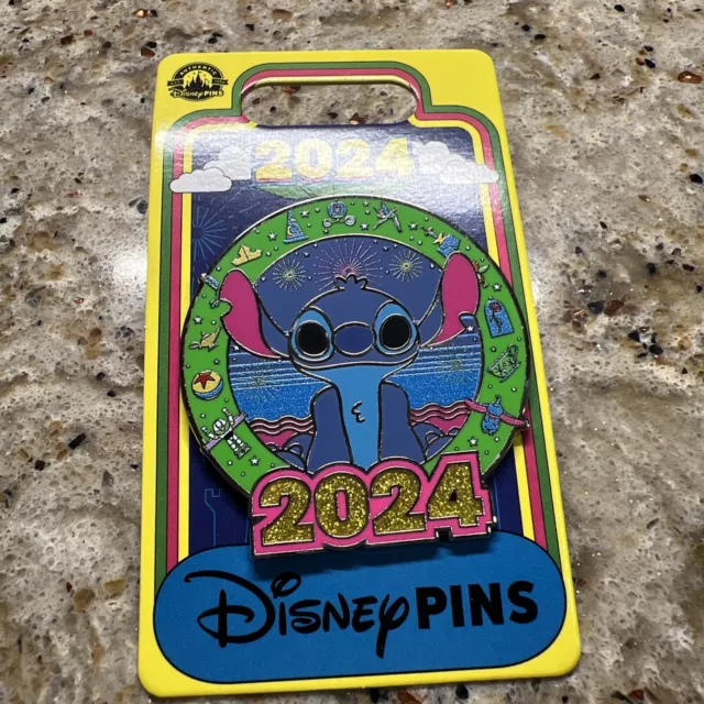 DISNEY PARKS 2024 Year Stitch Lilo OE Trading Pin “2024” 0.99 PicClick
