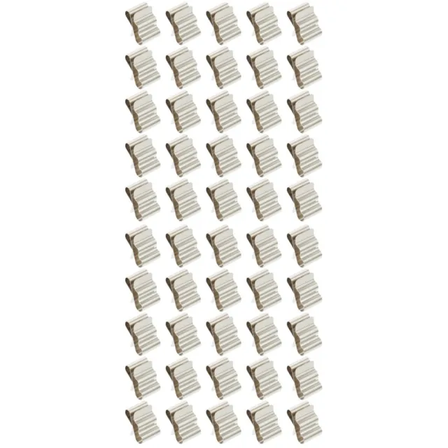 120 piezas Clips de alambre Módulo Pv Clips de alambre Clips de cable fotovoltaico Clips