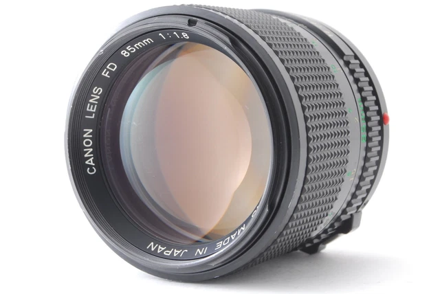 NEAR MINT] CANON New FD NFD 85mm f1.8 Portrait Lens for F-1 A-1 AE