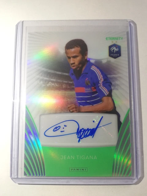 Carte Postale Jean Tigana AS Monaco 1995-1996 - Signée, Excellent état