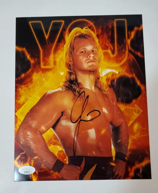 Chris Jericho Signed 8x10 Metallic Photo.  JSA.