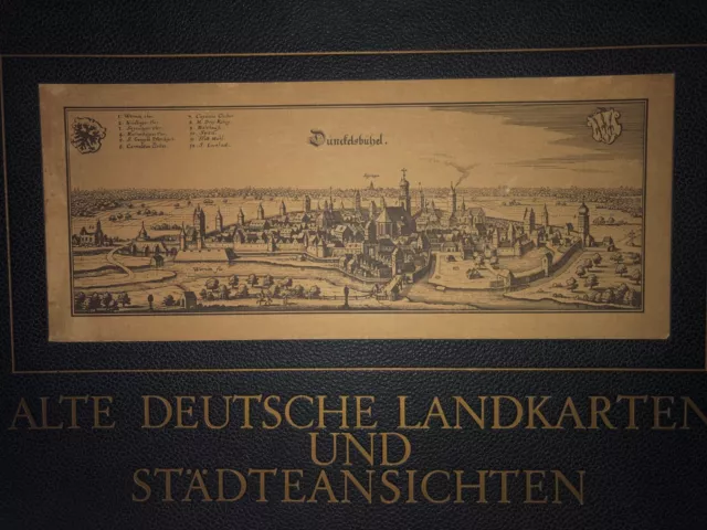 Alte deutsche Landkarten u. Städteansichten , W.Keller  1969