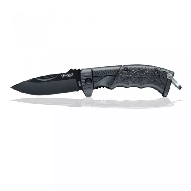 WALTHER Micro PPQ 5.0769 Outdoor mini Taschenmesser Messer schwarz 4000844594815