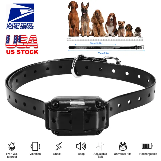 Waterproof Dog Shock Collar Receiver Bark Shock Collar Accessories Adjustable