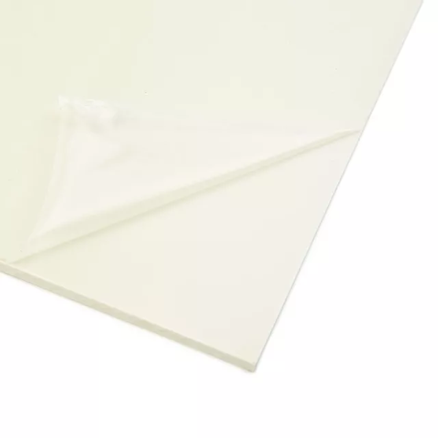 Feuille de plaque ABS blanche premium pour modélisme artisanat différentes ép