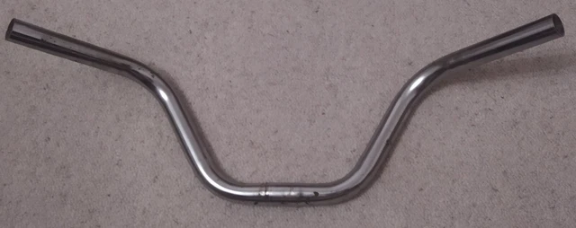 Guidon Cintre Moustache Acier Chromé Pour Vélo Vintage - Fabrication Française