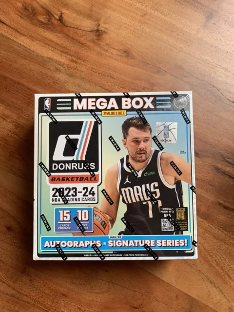 Caja de tarjetas coleccionables Panini Donruss Mega Basketball NBA 2023-24