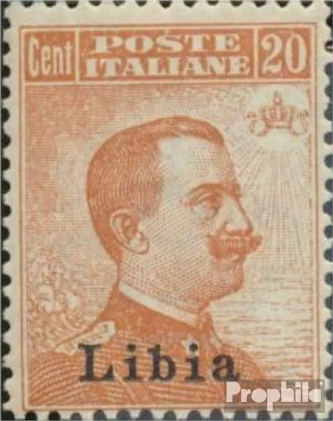 Italiano Libia 7 nuevo 1912 emisión de sobrecarga