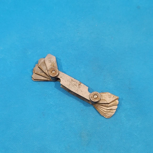 VINTAGE MITUTOYO RADIUS Gauge Set 186 101 JAPAN $39.55 - PicClick
