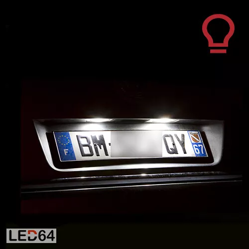 2 ampoules à LED éclairage blanc feux de  plaque pour Opel Astra H J K