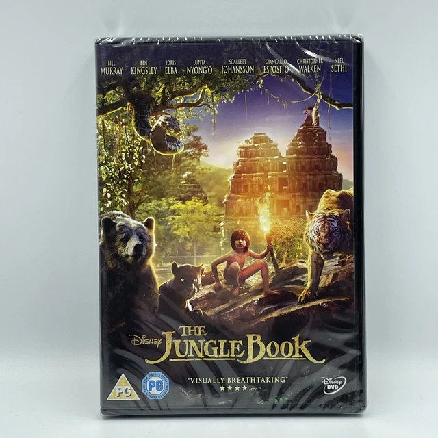 THE JUNGLE BOOK [DVD] Live Action (2016) Neel Sethi • UK R2 • New ...