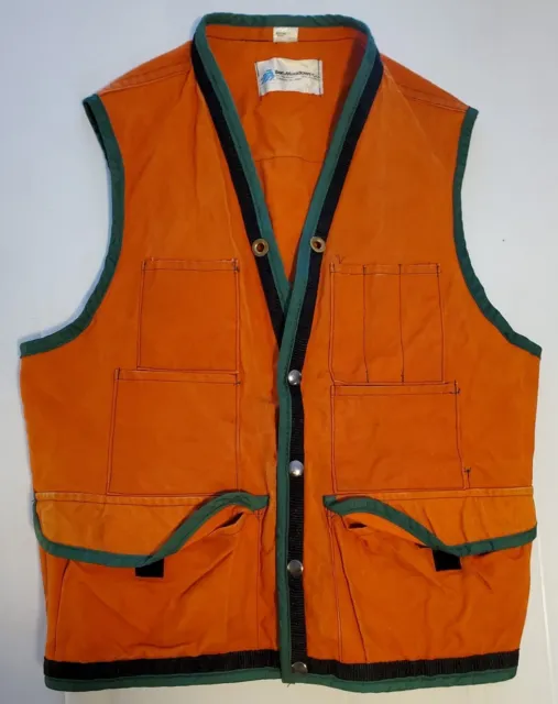 Ben Meadows Forestry Suppliers Survey Vest Short Pouch Orange Hunting Read