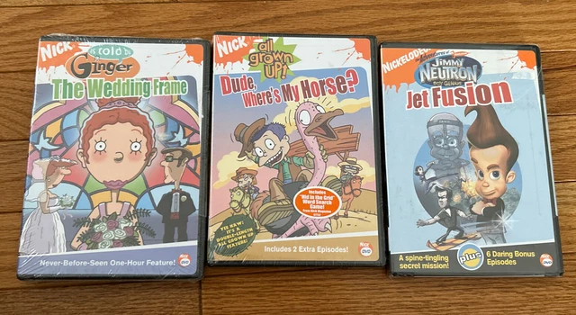 NICKELODEON NICK DVD Lot Rugrats All Grown Up Jimmy Neutron Ginger lot ...