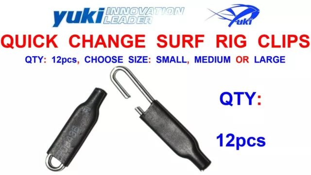 YUKI QUICK CHANGE Surf Snap Clips Sea Fishing Line Braid Easy Rig Fast  Links £3.35 - PicClick UK