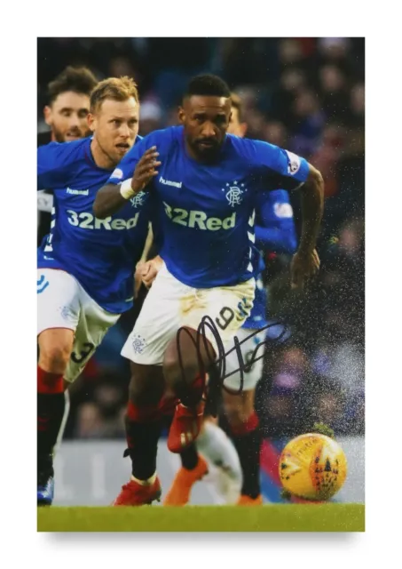 Jermain Defoe Signed 6x4 Photo Glasgow Rangers Tottenham Hotspur Autograph + COA