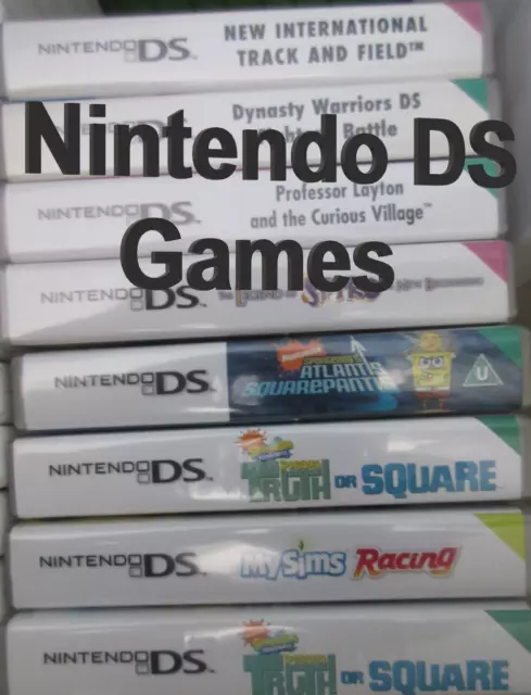 Nintendo DS Games Very Good Condition Tested Working Multi Listing