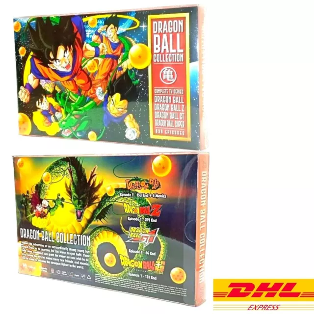 Dragon Ball,Ball Z,Ball GT,Ball Super Collection Complete Tv Series-639  episodes