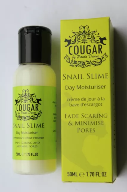 Cougar by Paula Dunne Snail Slime Day Moisturiser scar fading anti-ageing 50ml