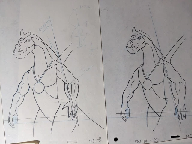HE-MAN ANIMATION CELS ART FILMATION She-Ra 80'S production art motu Hm2 ...