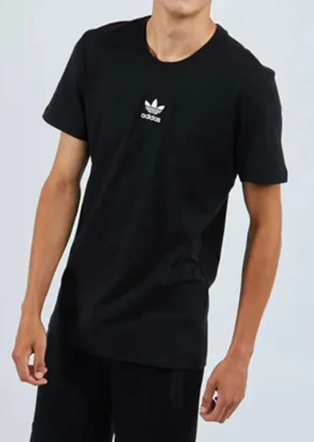 Adidas Originals Adicolour Trefoil Tshirt Black Tee Top Size M, L Rare Last Few