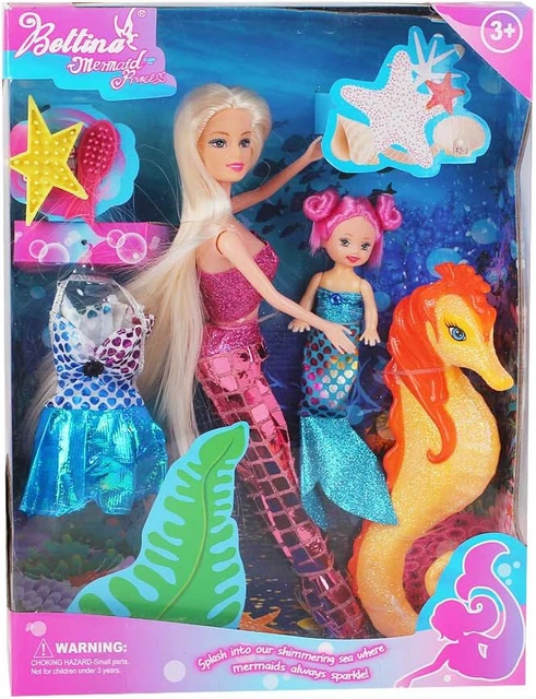 Mermaid Princess Doll Play Gift Set - Toys & Accessories for Little Girls