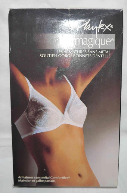Soutien-gorge Playtex Armagique - Blanc - 85C - Armatures Sans Métal - Neuf Avec étiquettes