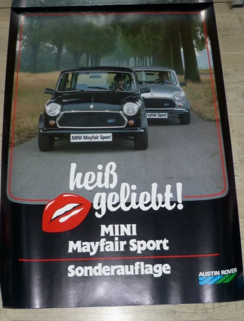 Austin Vs Rover Mini AUSTIN ROVER MINI Mayfair Sport Special Edition Car Poster / Poster 84 ...